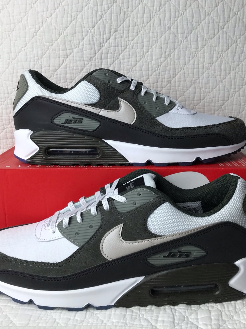 Nike Air Max 90 RIV Shoes Men’s SZ 13 'New York Jets' II7592-100